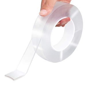 Adesivo acrilico doppio lato chiaro adesivo adesivo Nano nastro duro PET PET PU strisce appese <span class=keywords><strong>per</strong></span> <span class=keywords><strong>foto</strong></span> pareti di montaggio mascheramento - Product Image 2