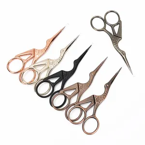 JP Crane Shaped Stainless Steel Scissors Small Crane Bill Vintage Sewing Scissors In A Variety Of Colors