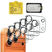 Film de protection d'écran résistant aux rayures, lentille de caméra arrière en verre trempé circulaire pour iPhone 18 17 Air 16 15 Plus 14 Mini 13 12 11