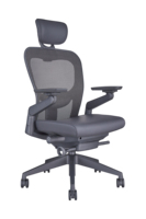 Chaise de bureau ergonomique moderne EagleSeating de Foshan avec dossier en maille, support lombaire réglable et revêtement en tissu