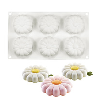 Moule en Silicone Fleur de Rose pour Gâteau Mousse, Écologique et Réutilisable pour DIY Fondant, Chocolat, Pâtisserie, Gelée, Bonbons, Argile, Sucre, Facile à Utiliser