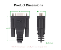 Câble de console de débogage RS232 vers RJ45, câble de communication de console DB9 femelle vers RJ45 mâle, câble série de 1,8 m pour routeur et commutateur