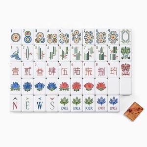 Diseño Gratuito, Mahjong Acrílico Multicapa Personalizado, Fichas de Mahjong de Lujo Modernas, Plegables y Portátiles, Color Rojo Americano - Product Image 2