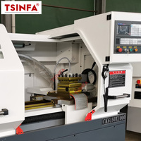 Tour CNC CK6150 à banc haute rigidité, broche à engrenages, machine de tournage stable, équipement d'usinage de précision économique