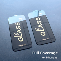 Film de protection HD anti-traces de doigts en verre trempé OG imprimé en soie 3D de haute qualité pour iPhone 15 16 17 Pro Max 15 Pro