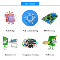 Chine PCB de haute qualité et PCBA fabrication rapide pcb prototype service multicouche circuit imprimé quickturn FR4 PCB
