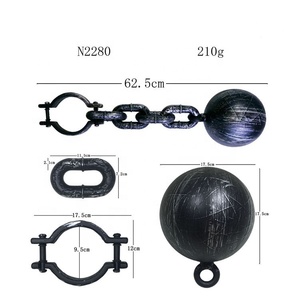 Accessoires <span class=keywords><strong>de</strong></span> fête d'Halloween, déguisement, accessoires <span class=keywords><strong>de</strong></span> déguisement, chaîne d'Halloween, menottes en plastique, liens <span class=keywords><strong>de</strong></span> prison - Product Image 3