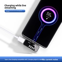 Micrófono Lavalier de Doble Uso Transfronterizo para Transmisión en Vivo al Aire Libre, Captación de Audio para Teléfono Móvil, Cancelación de Ruido, Diseño Compacto
