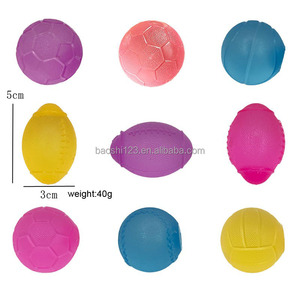 Giocattolo Antistress a Forma di Palla Sportiva in Maltosio, Pallone da Calcio, Basket, Pallavolo, Baseball, Rugby con Texture Ghiaccio - Product Image 2