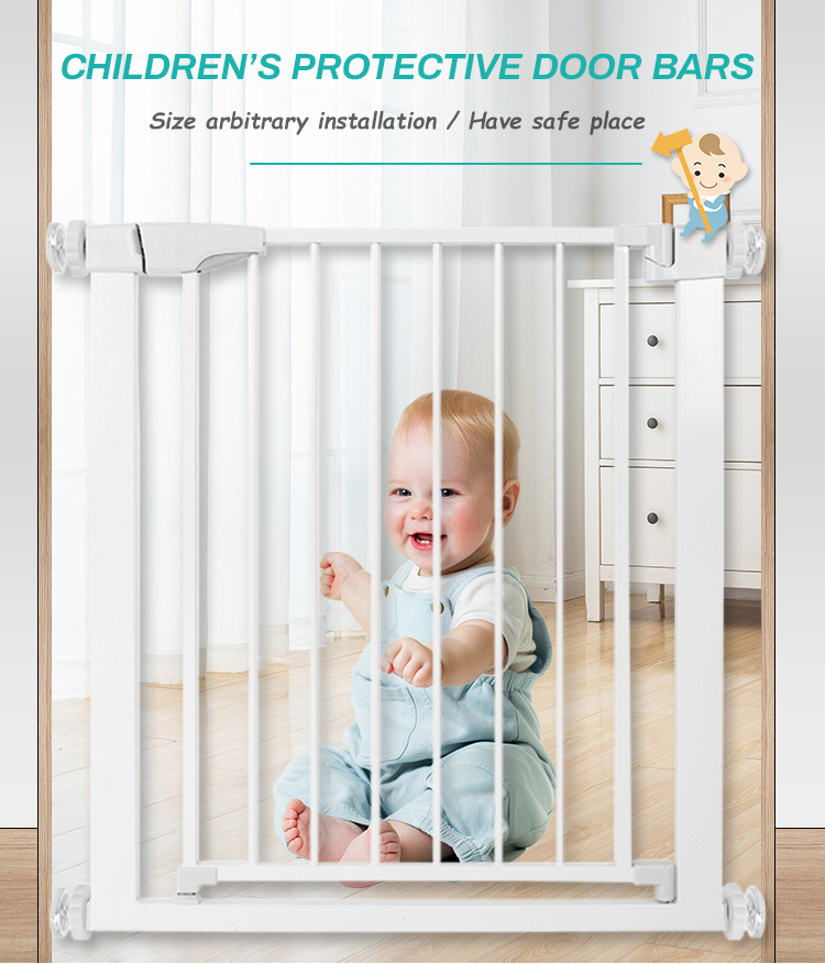 High Quality Door Barrier Baby Gates For Stairs & Doorways, Pressure Mounted Baby Safety Gates BG01-W