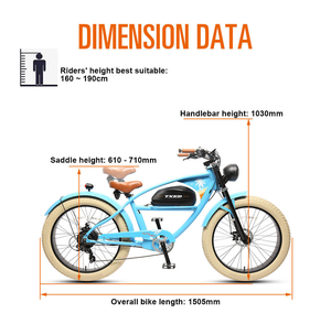 TXED 48V 15Ah Motor de buje trasero de estilo europeo Beach Cruiser E-Bike 250W potencia sin escobillas con batería de litio motocicleta eléctrica - Product Image 2