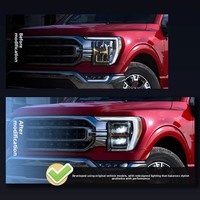 Conjunto de Faros Delanteros LED Estilo Raptor para Ford F150 2015-2020, Luces de Circulación Diurna, Señal de Giro Secuencial, Proyector, Venta al Por Mayor de Fábrica