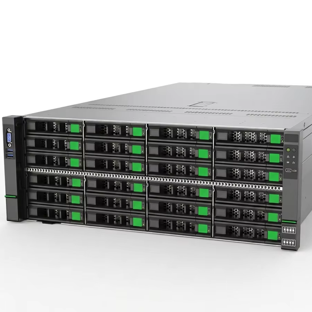 4U Rack Storage Server Barebone with Intel Xeon Scalable 32 DDR5 Slots 24x3.5 Drive Bays