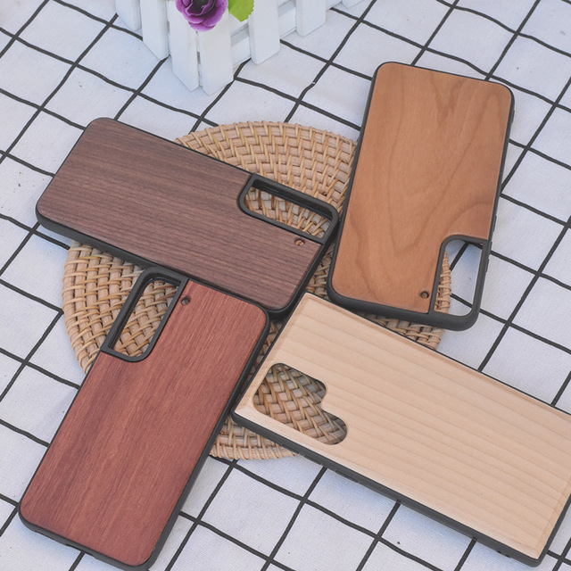 Wood Phone Case for Samsung S20 S21 S22 S23 S24 Ultra Plus Real Wooden Mobile Phone Cover Case for Samsung Galaxy S25