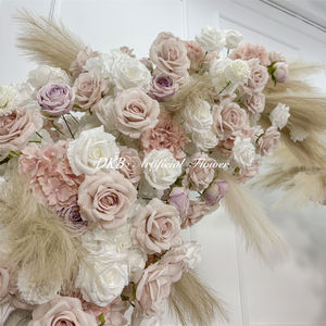 Wholesale Artificial <b>Silk</b> Wedding Arch Flowers 6-7ft Eco-Friendly Durable Adjustable Backdrop Decoration - Product Image 5