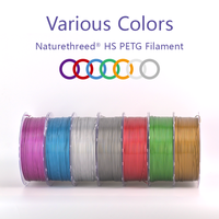 Filamen Printer 3D Nature3d PETG Basic OEM 1.75mm Batang Plastik 1kg/5kg/10kg FDM Moulding 200C Kualitas Tinggi Warna Pink