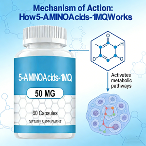 Private Label 5-AminoAcid-1MQ 50mg Capsules Fat Loss Metabolic Health <strong>Supplement</strong> 60pcs Amino Acid Arginine Vitamin OEM Wholesale - Product Image 4
