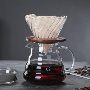 Dripper Kit pembuat kopi 2 dalam 1, Server kopi 500ML dengan Dripper kopi kaca - Product Image 4