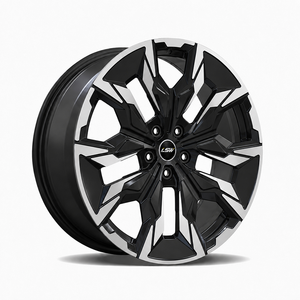 LS8166 ล้ออัลลอยด์ฟอร์จ 18‑24 นิ้ว 5x112 5x114.3 5x120 สีดำเงา หน้าเจียรขัดเงา ขอบล้อรถยนต์ - Product Image 1