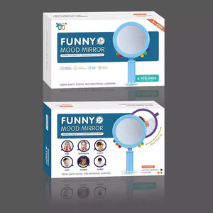 Espejo de Expresiones para Niños, Espejo <span class=keywords><strong>Cognitivo</strong></span> de Expresiones para Bebés, Juguetes Educativos para el Hogar, Jardín de Infancia y Educación Temprana - Product Image 1