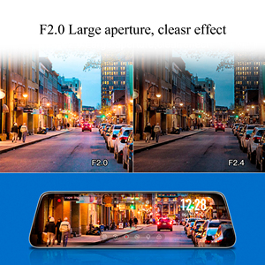 Vente en gros 9.66 "IPS rétroviseur FHD 1080P 60FPS Vision nocturne caméra <span class=keywords><strong>de</strong></span> bord enregistreur <span class=keywords><strong>de</strong></span> conduite automatique rétroviseur - Product Image 5