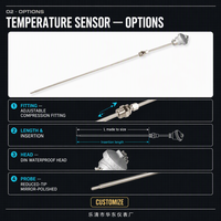 Thermocouple anti-vibration HUADONG pour four à haute température d'usine sidérurgique, tube en alliage résistant à la corrosion à haute température