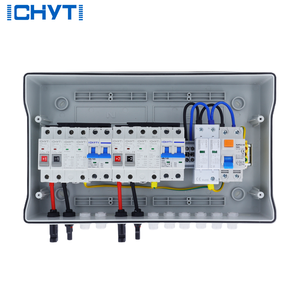 Không thấm nước AC + DC Combiner <span class=keywords><strong>Box</strong></span> cho năng lượng mặt trời hệ thống 2 đầu vào 2 ra Hộp nối - Product Image 1