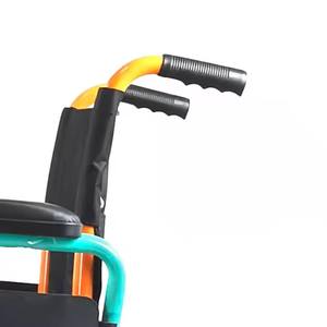 Silla de Ruedas Manual Ajustable, Ligera y Duradera, de Acero al Carbono, Plegable, con Diseño Transpirable, para Niños con Parálisis <span class=keywords><strong>Cerebral</strong></span> - Product Image 5