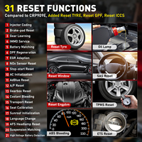 Escáner Automotriz LAUNCH X431 CRP919E, Escáner de Sistema Completo, Control Bidireccional CANFD/DIOP, Herramienta de Diagnóstico para Autos con Más de 29 Funciones de Reinicio