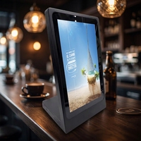 Table tactile interactive publicitaire pour restaurant, format L, 10,1/15,6 pouces, ultra-mince, affichage numérique sur table