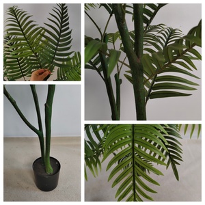 Cây cọ nhân tạo chất lượng cao, bền, chống tia UV, cảm giác tự nhiên, chiều cao 80cm-180cm, dùng trang trí sân vườn trong nhà/ngoài trời, tiệc tùng - Product Image 5