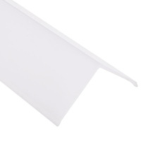 Système de profilés en aluminium LED à montage en surface en forme de V de qualité supérieure pour éclairage sous armoire et éclairage encastré