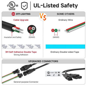 Tira de LED Digital Direccionable Dream Color DC24V 784LEDs FCob Pixel RGBW con Efecto de Persecución - Product Image 4