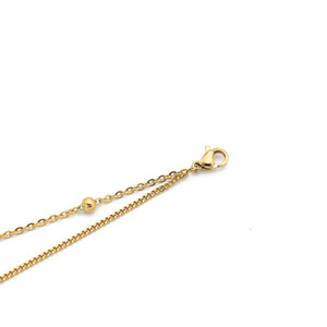 French Queen Coin Necklace 18K Gold Plated Round Pendant Stainless Steel Chain Women's Fashion Jewelry Gift - Product Image 4