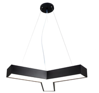 Éclairage LED linéaire sans soudure, éclairage vers le bas, 4 températures de couleur réglables, raccordement en série, forme personnalisée, bureau, salle de sport, entrepôt, prix usine