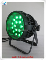 Projecteur LED Zoom Par 18x18W RGBWA+UV 6 en 1, étanche IP65, zoom par, éclairage de scène, contrôle DMX, équipement professionnel pour DJ et discothèque