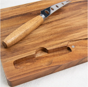 Bandeja <span class=keywords><strong>de</strong></span> Servicio <span class=keywords><strong>de</strong></span> Cocina, Tabla <span class=keywords><strong>de</strong></span> Cortar <span class=keywords><strong>de</strong></span> <span class=keywords><strong>Madera</strong></span> <span class=keywords><strong>de</strong></span> <span class=keywords><strong>Acacia</strong></span>, Tabla <span class=keywords><strong>de</strong></span> Charcutería con Cuchillo - Product Image 4