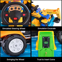 Machines d'arcade pour enfants à pièces commerciales balançoire voiture jouet installations de divertissement
