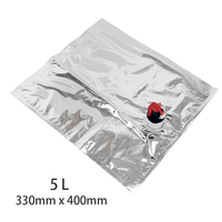 Dispensador de Vino en Bolsa Aséptica BIB de 3L 5L 10L con Válvula de Plástico PE para Envasado de Agua Mineral, Cerveza y Jugos