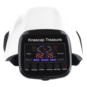 Masseur de genou à compression d'air et chauffage infrarouge, attelle de coude et de genou, soulagement de la douleur arthritique, produits de massage, trésor pour les genoux - Product Image 1