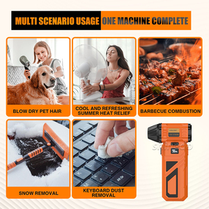 Điện không khí Khăn lau bụi mini Blower có thể điều chỉnh gió khô công suất cao Turbo Fan cầm tay bạo lực fan đối với xe máy tính Bàn phím - Product Image 5