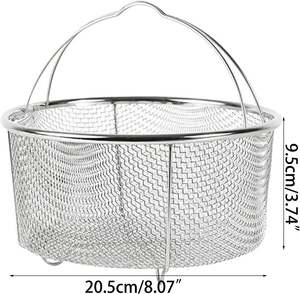 Edelstahl draht Mesh Frying <span class=keywords><strong>Basket</strong></span> Herstellung Hot Selling Net Sieb Friteuse Korb für Zuhause/Restaurant mit - Product Image 2