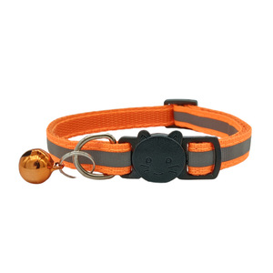 <span class=keywords><strong>Collar</strong></span> reflectante para perros y gatos con etiquetas de identificación de campana, para gatitos <span class=keywords><strong>Collar</strong></span>, hebilla de liberación rápida de seguridad con etiqueta de nombre - Product Image 3