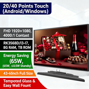 Pantalla LCD Publicitaria 4K de Tamaño Completo, 2+32G, Menú Android, Pantalla de Señalización Digital de 32/43/49/55/65 Pulgadas con Gestión Remota - Product Image 3