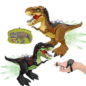 儿童电动喷雾遥控恐龙轻音乐手势感应遥控恐龙玩具