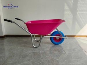 NS Factory Promotion Chariot à roues anti-crevaison <span class=keywords><strong>110L</strong></span>, capacité 250KG, robuste pour le bâtiment, avec pneus pleins, chariot de jardin et de cour - Product Image 2