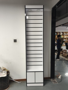MDF Display Rack <strong>With</strong> Aluminum Strip Supermarket Display Wooden Display <strong>Shelf</strong> - Product Image 4