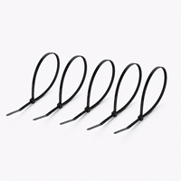 Attaches-câbles en nylon noir 7,6x200mm, attaches-câbles autobloquantes, sangles de fixation robustes pour câblage électrique, usage domestique et industriel, 100 pièces