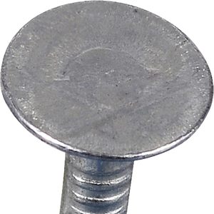 Anchor Wire Roofing <b>Nails</b> 1in Length Ring Shank Sharp Point Steel Electrogalvanized Flat Head For Shingles Felt - Product Image 4