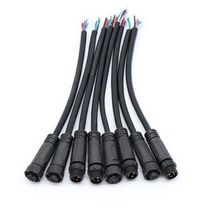 M12 <b>Waterproof</b> Connector <b>Cable</b> 2-5 Core Male Female Plug In Sensor Connection Industrial Equipment <b>Cable</b> PVC Shell - Product Image 2
